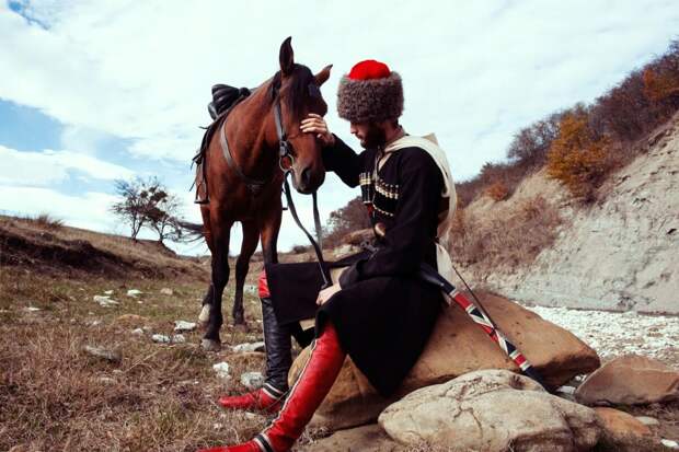 О воспитание детей у древних воинственных черкесов