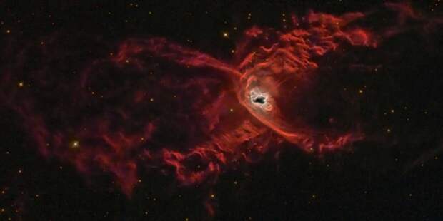 Планетарная туманность Красный Паук (NGC 6537) интересное, космос, красота