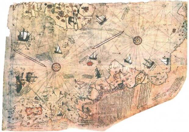 Карта Пири-реиса загадки, история человечества, находки, непознанное