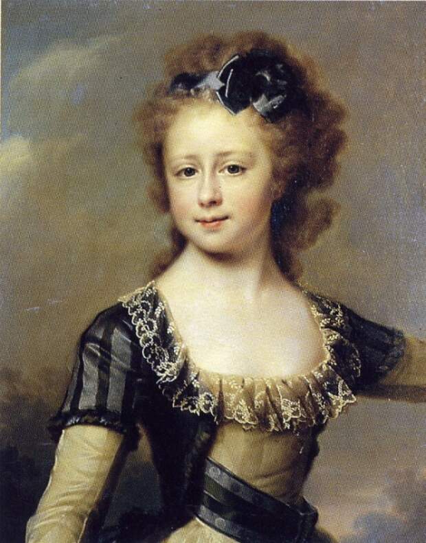 Д. Г. Левицкий. «Портрет великой княжны Марии Павловны», 1790-е.