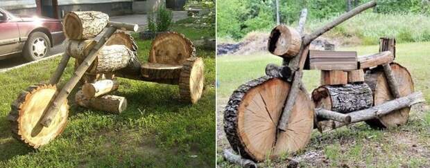 Плоские, объемные, плетеные… Грубые и изящные… Простые и сложные… Все это о скульптурах из дерева! Смотрите, вдохновляйтесь, выбирайте, что вам по силам!-3