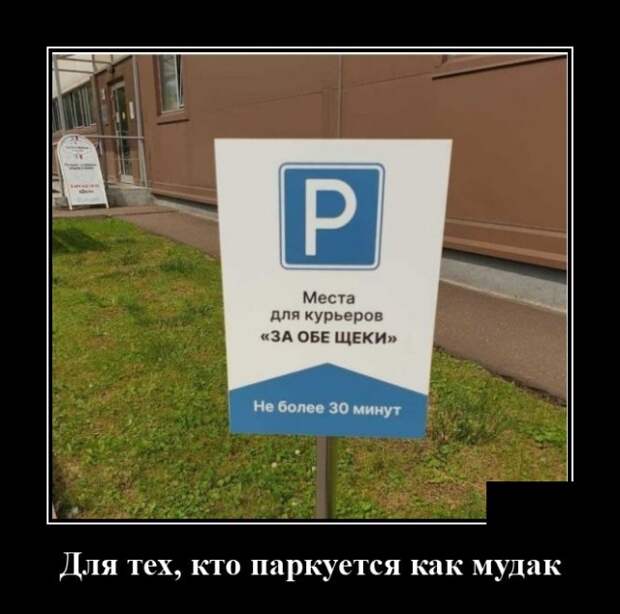 Демотиватор про парковку автомобилей