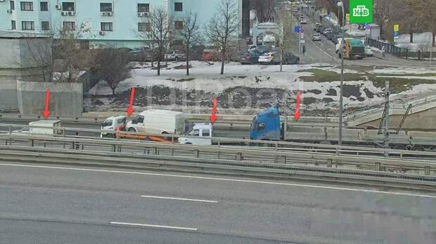 На юге Москвы произошло ДТП с шестью машинами