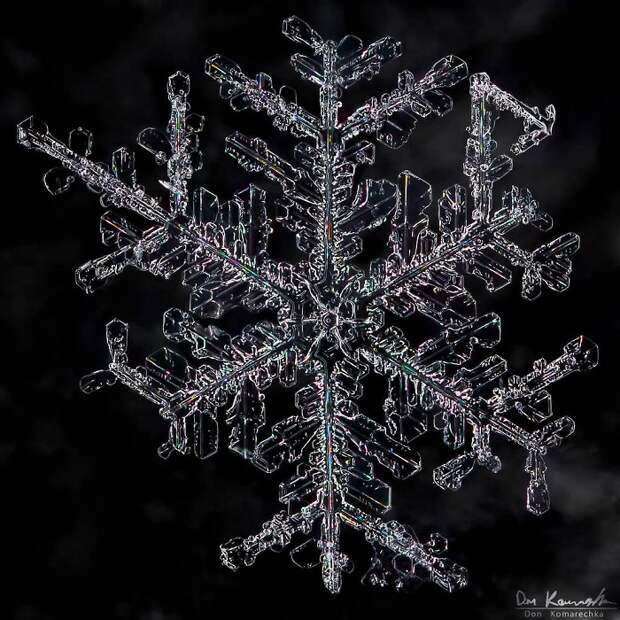 фото снежинки
