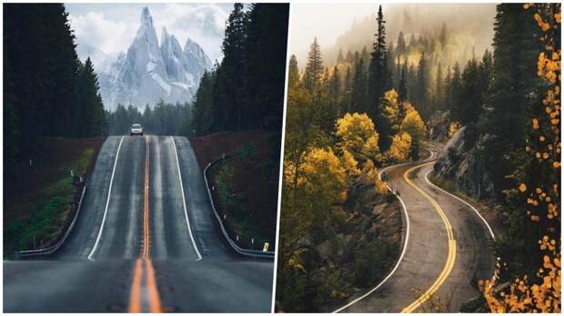 25 чудесных дорог, которые так и манят отправиться в путешествие (26 фото)