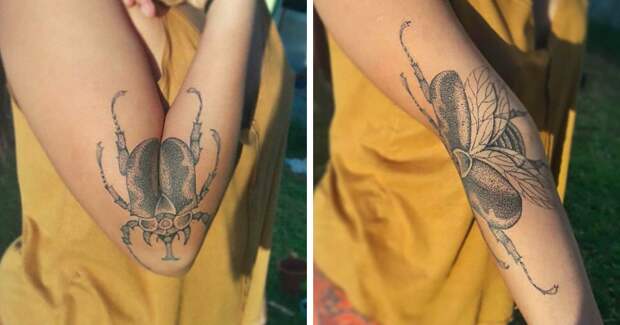 These 10+ Tattoos Look Ordinary Only Until You Extend Your Legs Or Arms