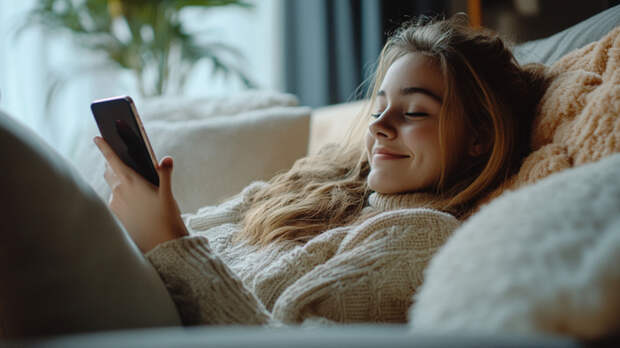 Мессенджер, телефон / Сгенерировано ИИ Midjourney / amic.ru