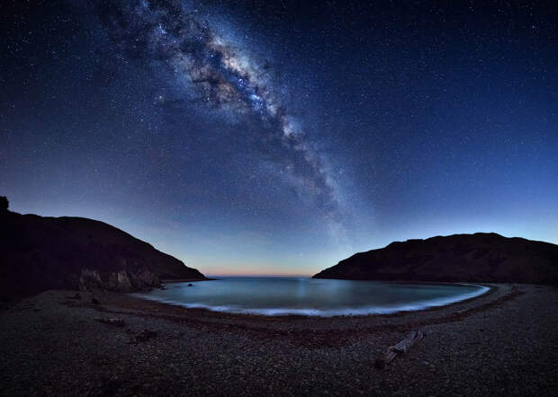 Галактика Млечный путь в Новой Зеландии