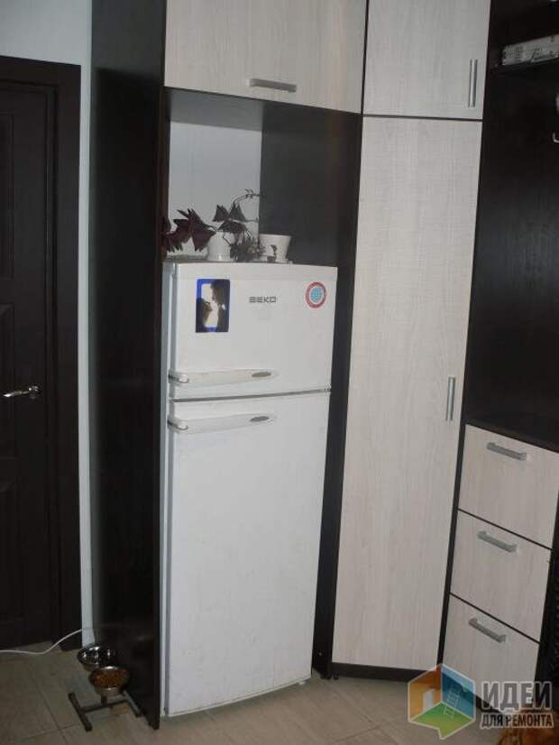 Маленькая кухня, планировка маленькой кухни, холодильник в коридоре