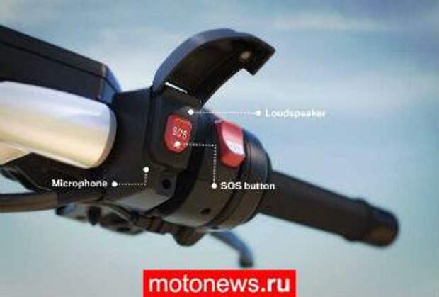BMW начала встраивать в мотоциклы «умные» тревожные кнопки