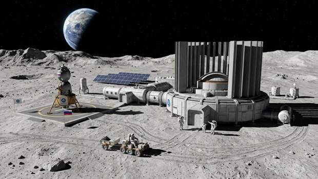 «Росатом» рассматривает создание лунной АЭС мощностью выше 10 кВт