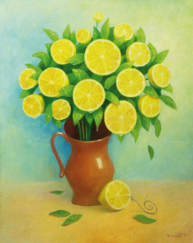 Лимонные картины Виталия Уржумова