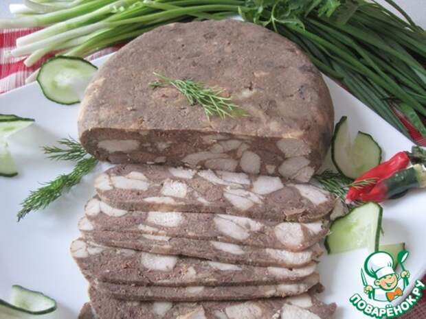 Мясо пресованое в чулке Мясо пресованое в чулке