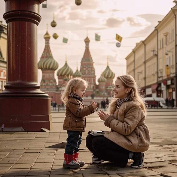 Россия. 2124 год. Сгенерировано ИИ