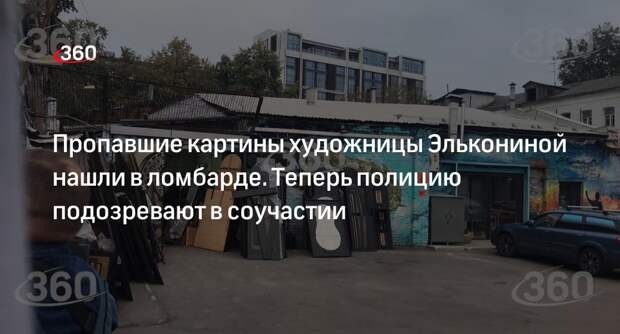 Дочь художницы Элькониной обвинила полицию в причастности к похищению картин