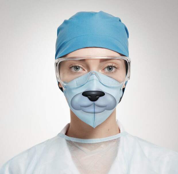 Эти креативные медицинские маски сделают поход в больницу веселее! больница, врачи, креатив, маски, медицина, пациенты, творчество, фото