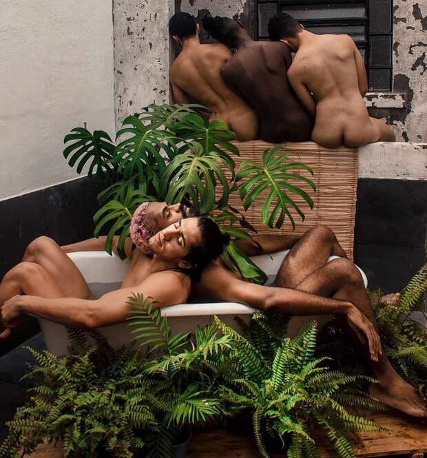 Популярный Instagram-аккаунт с полуголыми мужчинами и растениями
