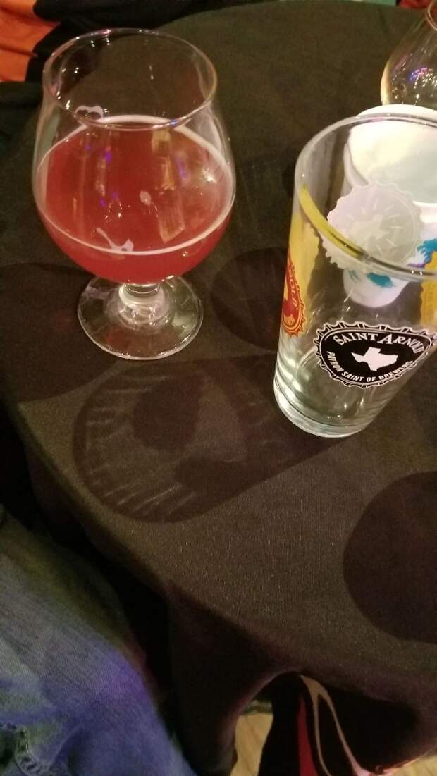 My Beer Glass' Shadow Looks Like Jack Skellington