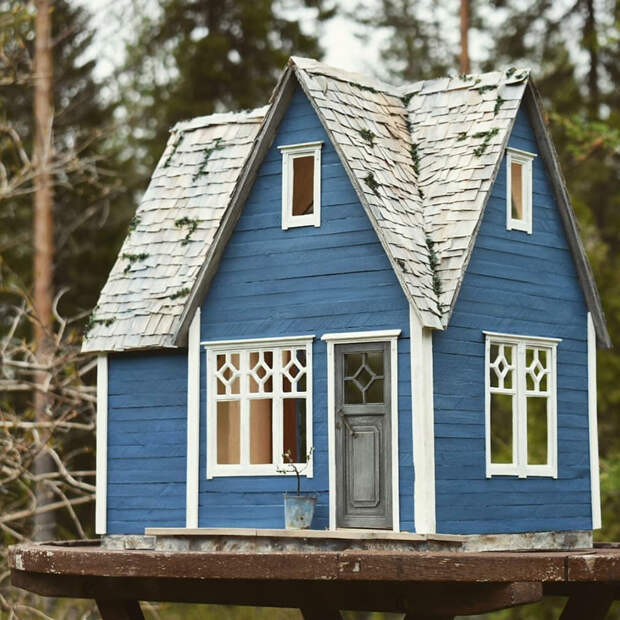 Финская художница создает дома мечты... в миниатюре, фото № 13