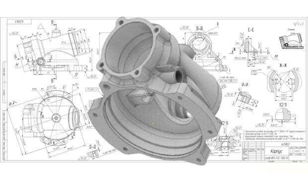 Создание 3D-модели в CAD - крышка корпуса. Создание 3D-модели в CAD - крышка корпуса.