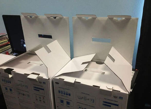 Эти коробки тебя презирают Визуальные эффекты, парейдолия, предметы, юмор