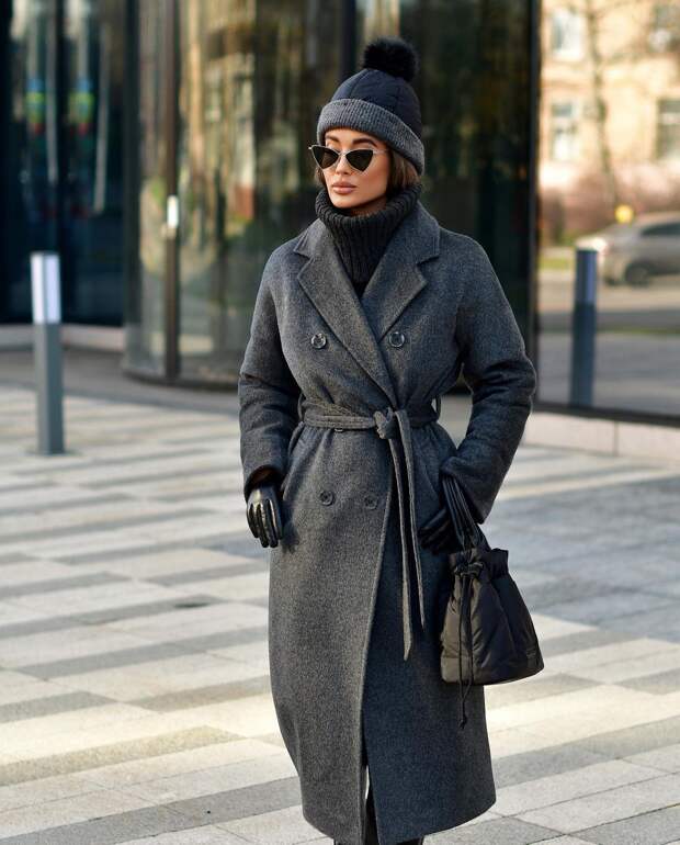 Как стильно сочетать пальто с шапкой: 15 вдохновляющих способов