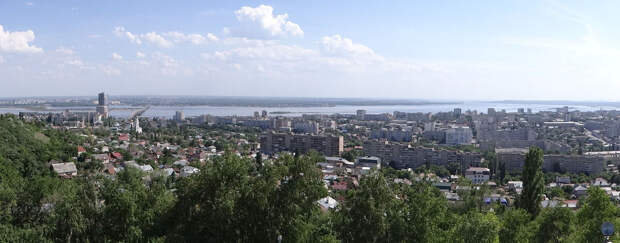 Панорама Саратова. Вид с Соколовой горы