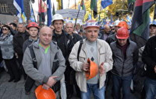 Правозащитник: Протесты шахтеров подталкивают Украину к социальному Майдану