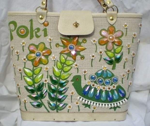 Enid Collins "Poki" Jeweled Purse: 