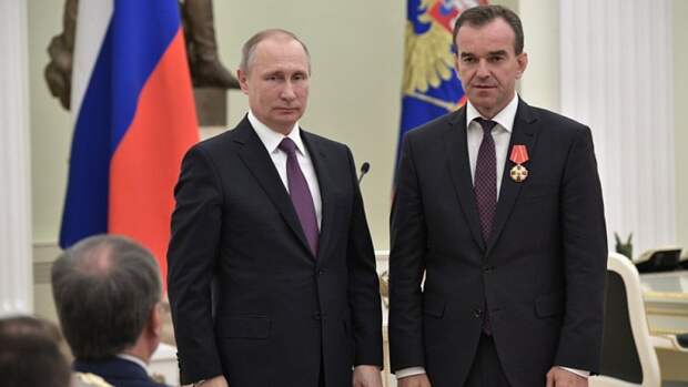 Путин обсудит проблемы региона с губернатором Краснодарского края