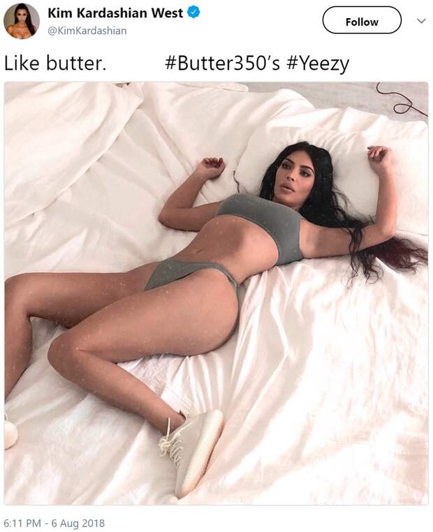 Ким Кардашьян в Yeezy