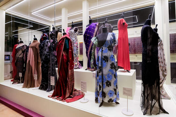 Экспозиция выставки «Индия. Ткань времени»