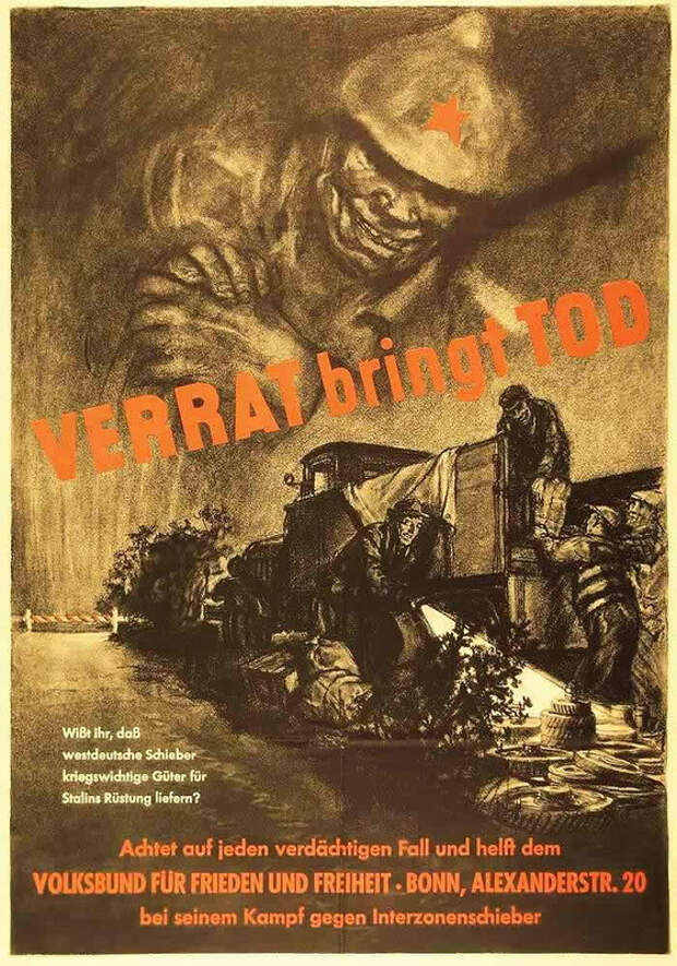 Западногерманские антисоветские плакаты