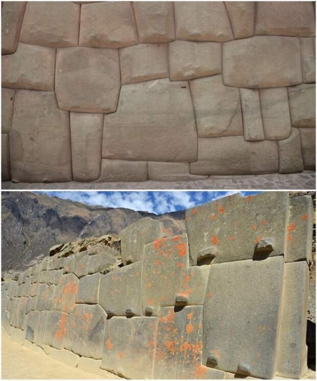 Стены, которые сделали инки, еще несколько тысяч лет назад сохранились в идеальном состоянии (Ольянтайтамбо, Перу). | Фото: travelask.ru.