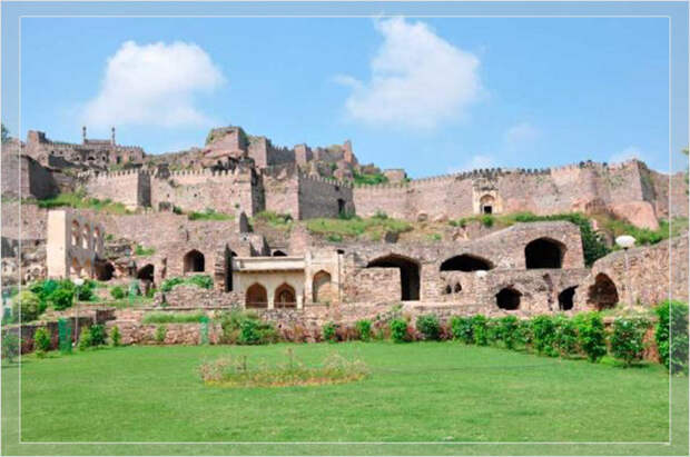 Форт Голконда в Хайдарабаде, Индия.