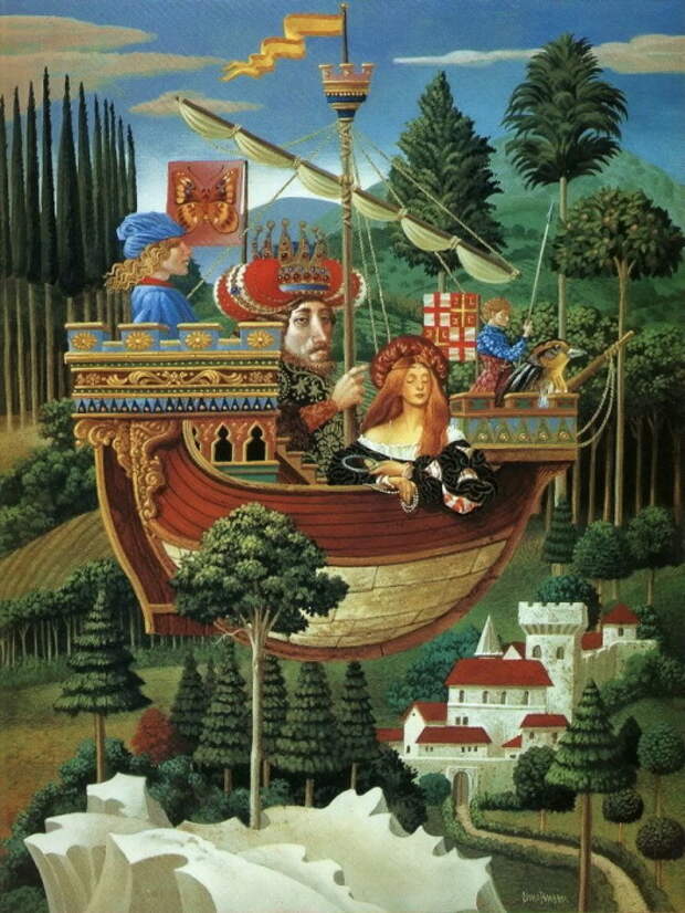 Путешествие к центру. Автор: James Christensen. Путешествие к центру. Автор: James Christensen.