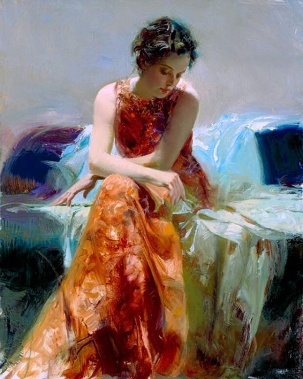 Романтическая живопись от Pino Daeni. Романтическая живопись от Pino Daeni.