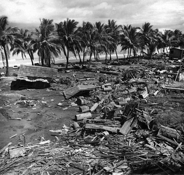 1976 год, землетрясение залива Моро и цунами вода, интересное, познавательное