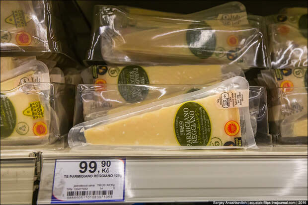 Удивительные цены на продукты в супермаркете Праги