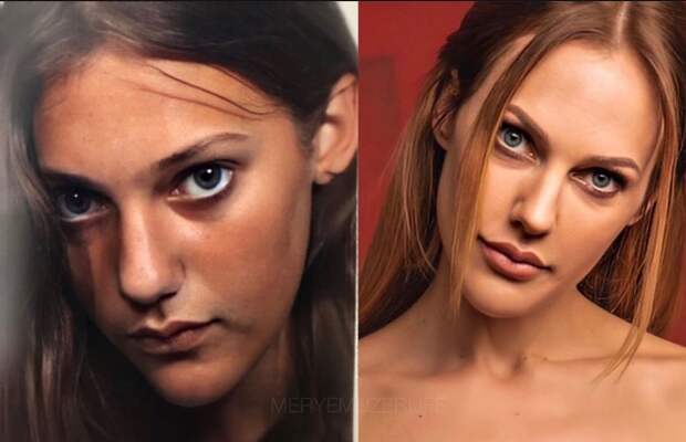 Мерьем меняет цвет волос довольно часто