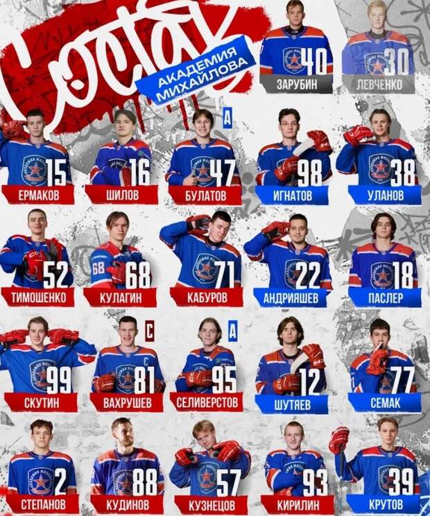 Стартовал матч Кубка Харламова между «Академией Михайлова» и «Спартаком»