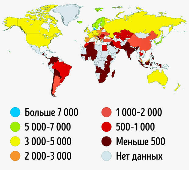 17 карт, которые открыли нам несколько захватывающих фактов об этом мире