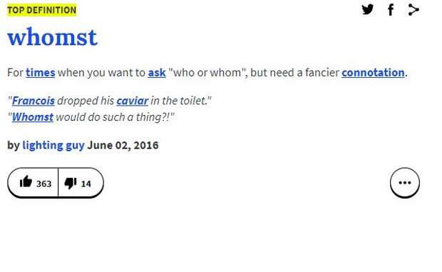 whomst definition