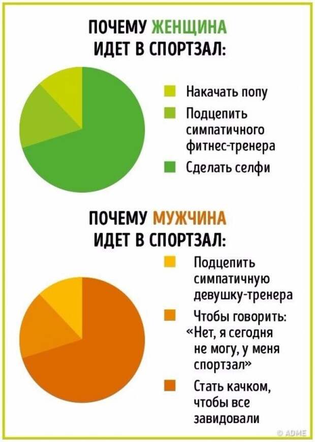 Мужчина vs женщина: Меткая и забавная инфографика. Мужчина vs женщина: Меткая и забавная инфографика.