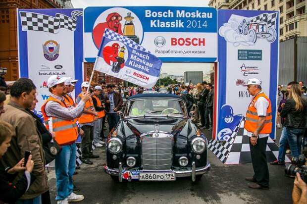 В Москве прошла уникальная гонка олдтаймеров Bosch Moskau Klassik 2014