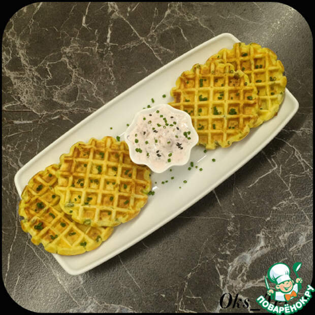 Вафли картофельные с зеленью