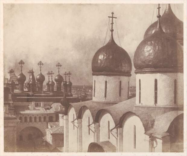 1852. Московские купола 1852. Московские купола