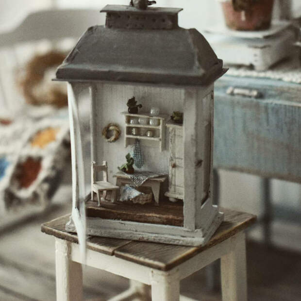 Финская художница создает дома мечты... в миниатюре, фото № 11