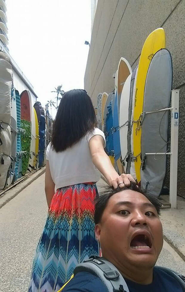 Тайваньская пара спародировала знаменитых путешественников #FollowMeTo