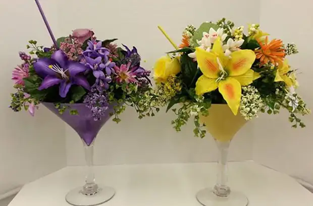 Завораживающие цветочные композиции в стекле - Огород, сад, балкон ...